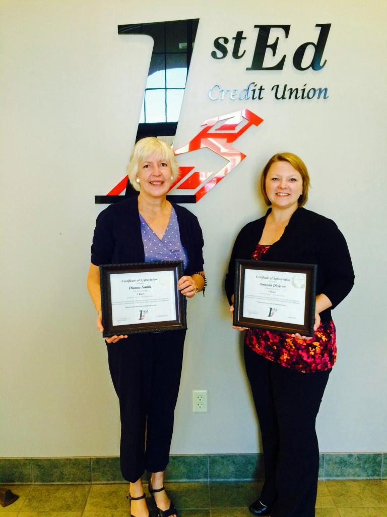 Dianne & Amanda 5 year Award