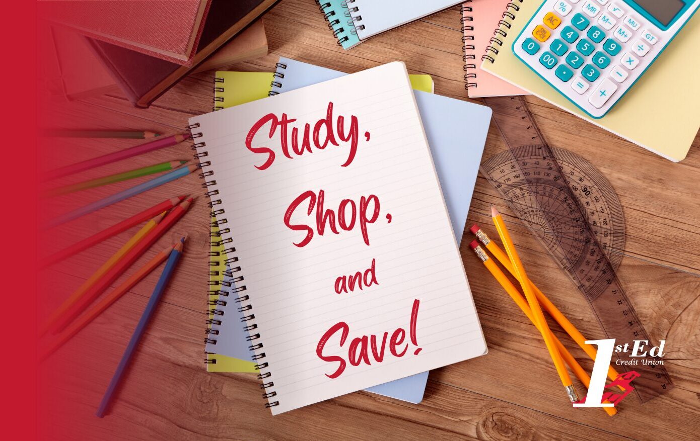 Study, Shop, and, Save!