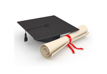 featured image - graduation cap and degree certificate
