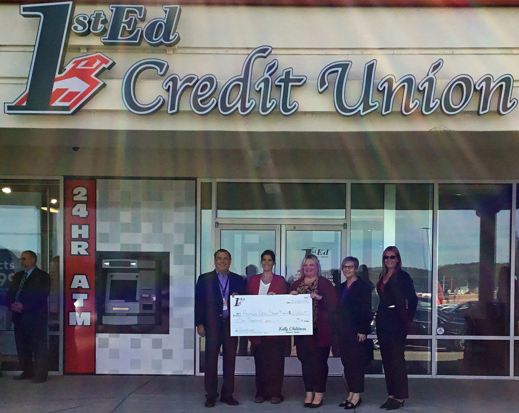 Hanover Branch Staff presents $1,000 to Hanover Public School District