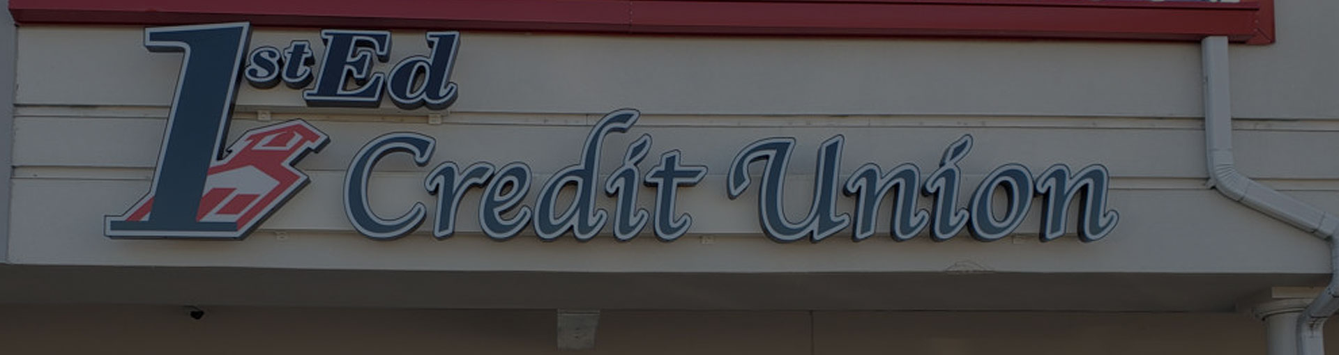 1st Ed Credit Union sign- Hanover branch