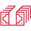 icon-401k-1267221411 Lineart of a banded stack of money