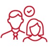 icon-team-building-1267221411 Lineart of two colleagues in business-casual attire