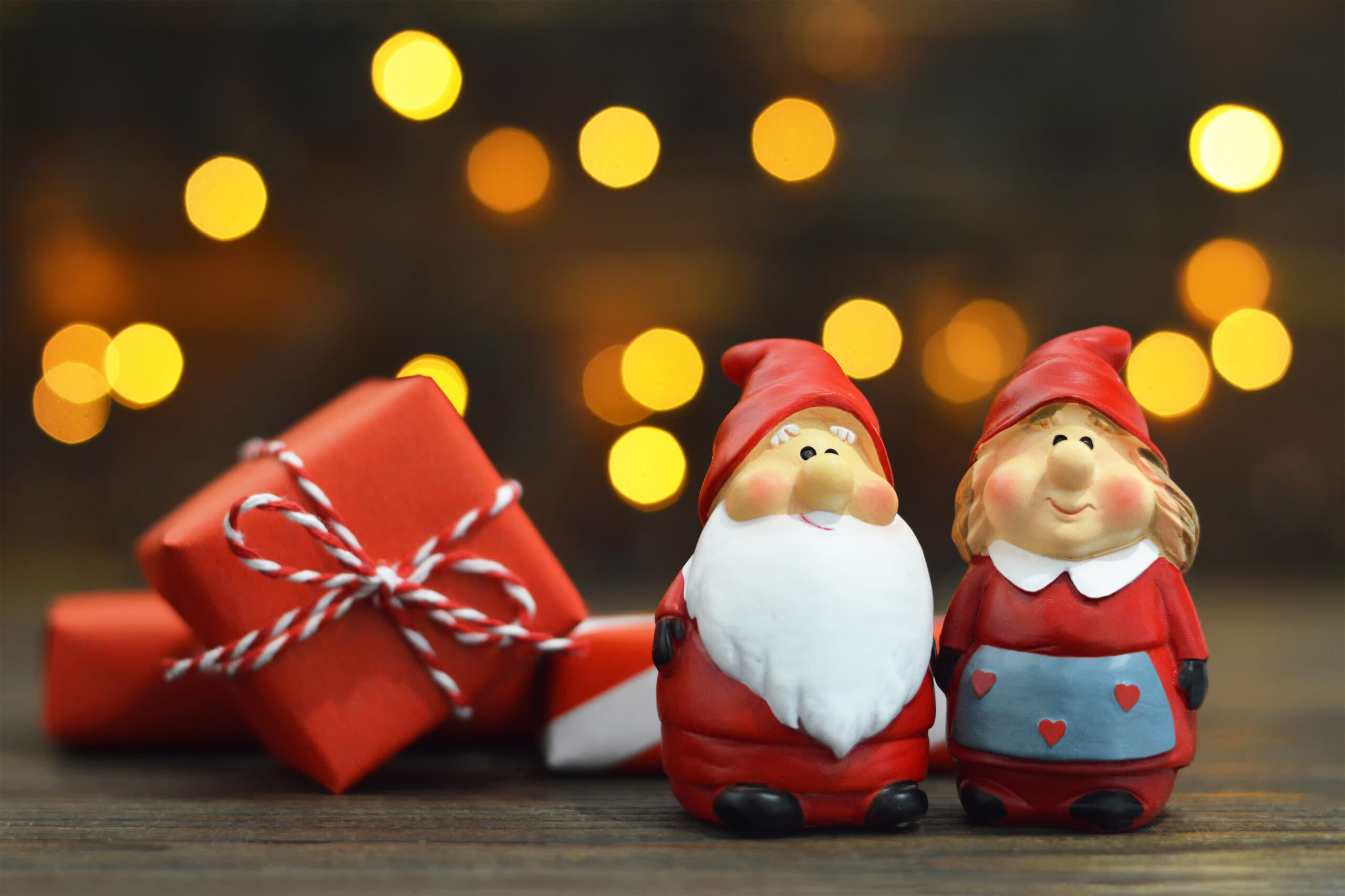 Visit with Santa, Mrs. Claus, and their friendly elf!